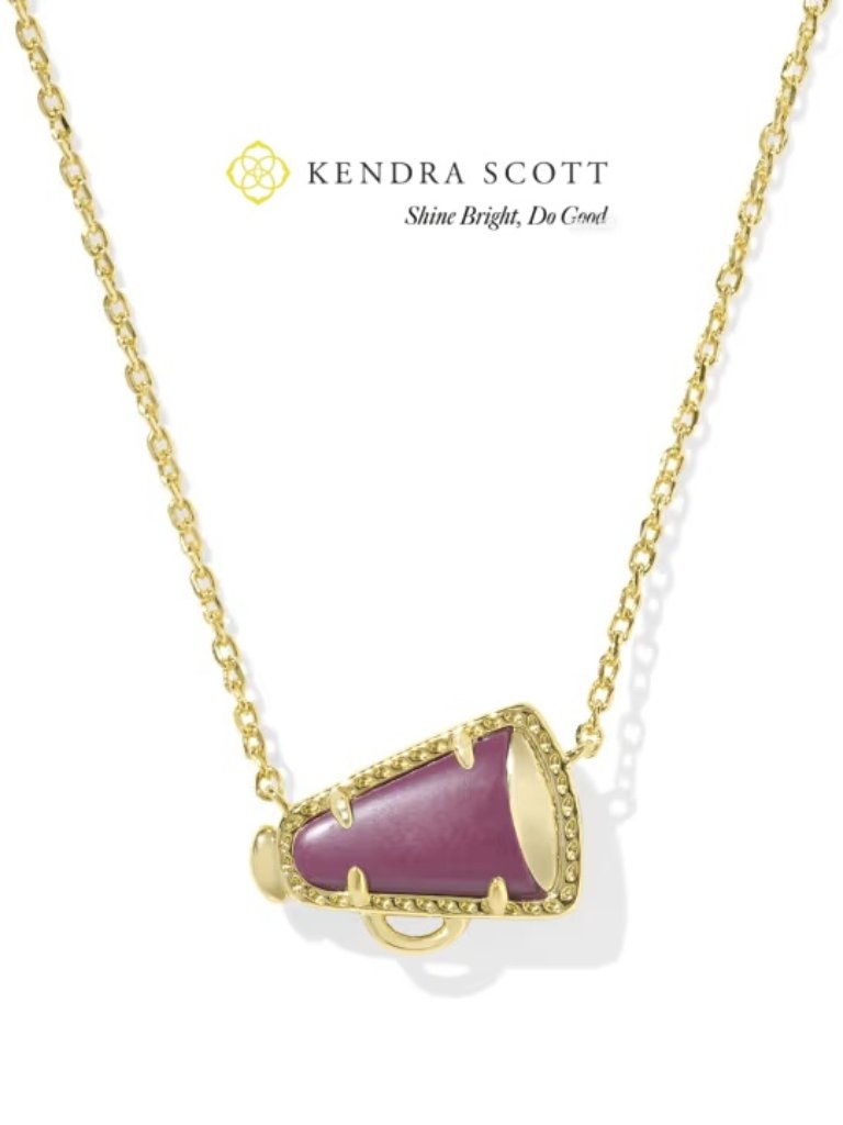Kendra Scott Cheer Gold Short Pendant Necklace 40$